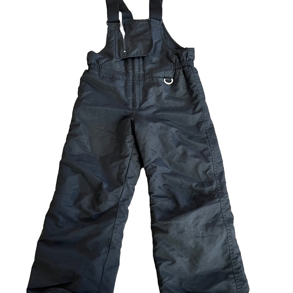 Slalom Toddler XL Unisex Black Insulated Ski Snow Winter Sports Ski Bib